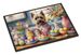 Decorating Easter Cairn Terrier Doormat Front Door Mat Indoor Outdoor Rugs For Entryway, Non Slip Washable Low Pile, 24H X 36W_maomaolike.com