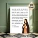 St. Clare Of Assisi Religious Quote Painting Poster, Serene Faith-inspired Graphic Poster, Inspirational Spiritual Message Suitable For Home, Prayer_maomaolike.com