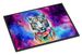 Hippie Animal White Tiger Doormat Front Door Mat Indoor Outdoor Rugs For Entryway, Non Slip Washable Low Pile, 24H X 36W_maomaolike.com