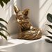 Figurine For Study Office Desk Tea Pet Solid Copper Handheld Copperware Creative Animal Small Fox_maomaolike.com