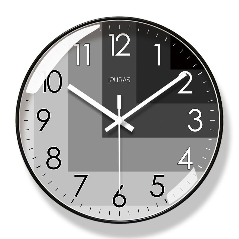 Yipula 6377 Wall Living Room Simple Nordic Fashion Home Silent Sweep Second Quartz Clock_maomaolike.com