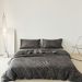 Wholesale Nordic Light Luxury Summer 60s Lenzing Tencel Cotton Jacquard Four-Piece Set For Cool Sleep With Buttons_maomaolike.com