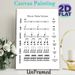 Music Note Values Painting Poster, Clear Educational Minimalist Typographic & Musical Symbol Poster, Practical Music Learning Reference For Music_maomaolike.com