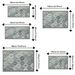 Small, Washable, Non-slip Rugs Suitable For Entryways, Kitchens, Laundry Rooms, Beside The Bed In Bedrooms, And Living Rooms. Machine-washable Rugs._maomaolike.com
