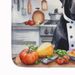 Black Labrador Retriever The Chef Memory Foam Kitchen Mat Machine Washable Anti-Fatigue Mat Cushion Comfort Bath Mat Or Kitchen Rug_maomaolike.com