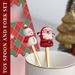 6pcs /Pack Christmas Cartoon Doll Stainless Steel Tableware_maomaolike.com