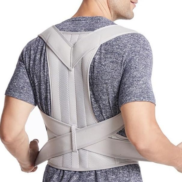 Posture Corrector Back Brace Belt For Men And Women, Adjustable Posture Brace For Scoliosis And Hunchback Corrections, Full Back Support Straightener_maomaolike.com
