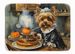 Yorkie Fall Kitchen Pumpkins Memory Foam Kitchen Mat Machine Washable Anti-Fatigue Mat Cushion Comfort Bath Mat Or Kitchen Rug_maomaolike.com