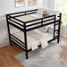 Full Over Full Bunk Bed With Thick Posts,Wooden Bunk Bed With High Guardrail And Ladder For Kids, Teens, Dorm Rooms, And Guest Rooms,No Box Spring Needed, Espresso_maomaolike.com