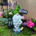 Outdoor Solar Garden Light Ornaments Dwarf Resin Crafts Dwarf Statue Garden Ornaments_maomaolike.com
