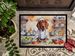 Redbone Coonhound The Chef Doormat Front Door Mat Indoor Outdoor Rugs For Entryway, Non Slip Washable Low Pile, 24H X 36W_maomaolike.com