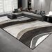 Living Room Rug,Large Rug,Oversized, Gold Leaves Design,Bedroom Rug,Soft And Thick, Machine Washable, Thickened Rug, Bedside Rug,Decorative Indoor Rug_maomaolike.com