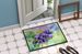 New Jersey Violet In Watercolor Doormat Front Door Mat Indoor Outdoor Rugs For Entryway, Non Slip Washable Low Pile, 24H X 36W_maomaolike.com