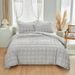 Solid Color Craft Seersucker Series Quilt Set Three Sets Full Size_maomaolike.com