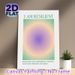 Resilience Affirmation Painting Poster, Soft Gradient Color Circular Poster, Inspirational Positive Statement To Boost Mental Wellness, Ideal For_maomaolike.com
