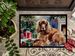 Cocker Spaniel Cozy Christmas Doormat Front Door Mat Indoor Outdoor Rugs For Entryway, Non Slip Washable Low Pile, 24H X 36W_maomaolike.com