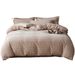 High-End Linen Four-Piece Full Cotton Thickened Brushed Jacquard Duvet Cover Sheet Bed Skirt Bedding Set 4_maomaolike.com