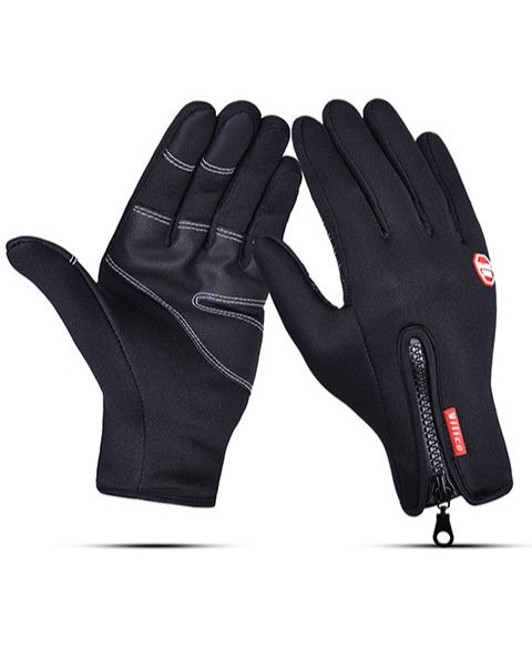 Unisex Bike touch screen windproof commuting autumn and winter warm ski riding windproof gloves_maomaolike.com
