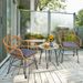 3 Pieces Rattan Furniture Set With Cushioned Chair Table_maomaolike.com