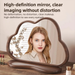 Cloud Makeup Table Solid Wood Dressing Retro Bedroom Home High-End Desktop Mirror_maomaolike.com