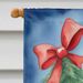 Boxer Christmas Reindeer House Flag Large Porch Sleeve Pole Decorative Outside Yard Banner Artwork Wall Hanging, Polyester, House Size, Multicolor_maomaolike.com