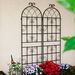 4 Pack Metal Garden Trellis 71" X 19.7" Rustproof Trellis For Climbing Plants Outdoor Flower Support Black_maomaolike.com