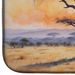Elephants Savanna Sunrise Dish Drying Mat Absorbent Dish Drying Mat Pad For Kitchen Counter Dish Drainer Mat For Countertop, 14 X 21", Multicolor_maomaolike.com