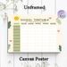 School Timetable Painting Poster, Warm Cute Cartoon-style Poster, Practical Schedule Planner To Organize School Days & Track Tasks, Ideal For Study_maomaolike.com