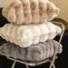 Pure Color Rabbit Fleece Sofa Living Room Pillow Thickened Sofa Cushion Back Cushion Decoration_maomaolike.com