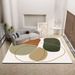 Living Room Rug Large Size Gorgeous Gold Frame Design Bedroom Rug Plush Thickened Machine Washable Thickened Underlay Interior Decorative Rug_maomaolike.com