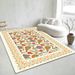 Living Room Rug,Large Rug,Oversized, Gold Leaves Design,Bedroom Rug,Soft And Thick, Machine Washable, Thickened Rug, Bedside Rug,Decorative Indoor Rug_maomaolike.com