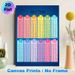 Addition Math Painting Poster, Vibrant Color-coded Addition Chart Poster, Assists With Basic Arithmetic Learning, Suitable For Study Areas And_maomaolike.com
