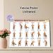 Seniors' Resistance Band Workout Painting Poster, Clear Cartoon-style Exercise Guide Poster, Detailed Gentle Fitness Instructions, Suitable For Home_maomaolike.com