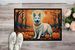 White German Shepherd Fall Doormat Front Door Mat Indoor Outdoor Rugs For Entryway, Non Slip Washable Low Pile, 24H X 36W_maomaolike.com