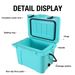 25QT Portable Cooler, Insulated Hard Cooler With Bottle Opener, Cup Holder, Forming Ruler, Travel, Beach, Camping, Fishing_maomaolike.com