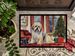 Lhasa Apso Cozy Christmas Doormat Front Door Mat Indoor Outdoor Rugs For Entryway, Non Slip Washable Low Pile, 24H X 36W_maomaolike.com