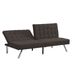 WOOD FRAME, STAINLESS LEG, FUTON, SOFA BED Espresso_maomaolike.com