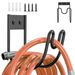 2Pack Heavy Duty Garden Hose Holder Stainless Steel Hose Hook Metal Hose Rack Reel Organizer For Water Hose Extension Cords_maomaolike.com