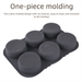 Food Grade Silicone Hamburger 6-Hole French Bread Mold Easy Release Kitchen Baking Tool_maomaolike.com