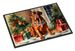 Dogue De Bordeaux Cozy Christmas Doormat Front Door Mat Indoor Outdoor Rugs For Entryway, Non Slip Washable Low Pile, 24H X 36W_maomaolike.com