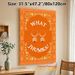 Jhumka Earring Themed Painting Poster, Vibrant Orange Traditional Indian Ornate Poster, Cultural Decorative Piece Suitable For Living Room, Bedroom Or_maomaolike.com