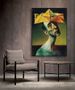Surrealist-style Figures, Stream-of-consciousness Expression, Realist Techniques, Geometric Origami Structures, Abstract Geometry, Absurd Aesthetics_maomaolike.com