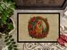 Chow Chow Christmas Flowers Doormat Front Door Mat Indoor Outdoor Rugs For Entryway, Non Slip Washable Low Pile, 24H X 36W_maomaolike.com
