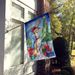 Whippet Christmas Reindeer House Flag Large Porch Sleeve Pole Decorative Outside Yard Banner Artwork Wall Hanging, Polyester, House Size, Multicolor_maomaolike.com