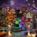 Halloween Miniature Village Witch Shoe House Resin Figurine With Colorful LED Lights Spooky Tabletop Ornament Party Decor_maomaolike.com