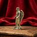 Brass Owl Prophet Mini Figurine, Fantasy Metal Craft Collectible, Desktop Decor Ornament For Living Room Study Indoor Display
_maomaolike.com