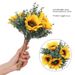 Festive & Party Supplies Eucalyptus Simulation Bouquet Wedding Bride Sunflower Bouquet Pastoral Style Outdoor Shooting Props Decoration Bouquet_maomaolike.com