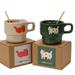 3pc Original High-value Puppy Stacking Cute Cartoon Ceramic Ins Style Coffee Cup Couple Mug Cup Breakfast_maomaolike.com