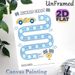 Race Car Themed Reward Chart Painting Poster, Cute Cartoon Race Track With Trophy & Clouds Poster, Practical Tool To Track Progress And Reward_maomaolike.com