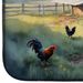 Chicken Coop At Dawn Dish Drying Mat Absorbent Dish Drying Mat Pad For Kitchen Counter Dish Drainer Mat For Countertop, 14 X 21", Multicolor_maomaolike.com